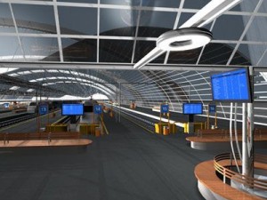central station 3D Модель