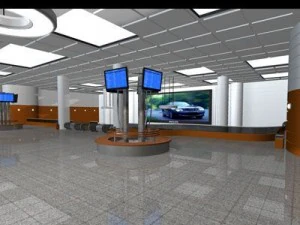 中央駅 3Dモデル