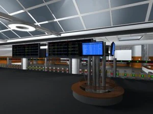 中央駅 3Dモデル