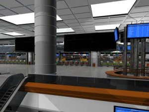 中央駅 3Dモデル