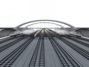 中央駅 3Dモデル