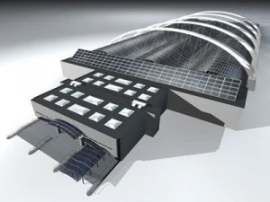 中央駅 3Dモデル