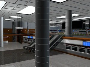 中央駅 3Dモデル