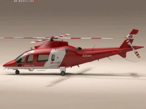 aw109 air ambulance 3D Model