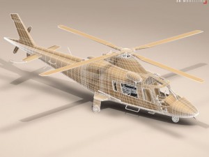 aw109 air ambulance Modello 3D