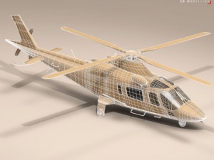 aw109 air ambulance Modello 3D