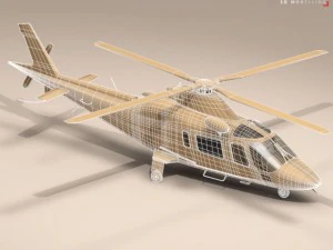 aw109 air ambulance 3D Model