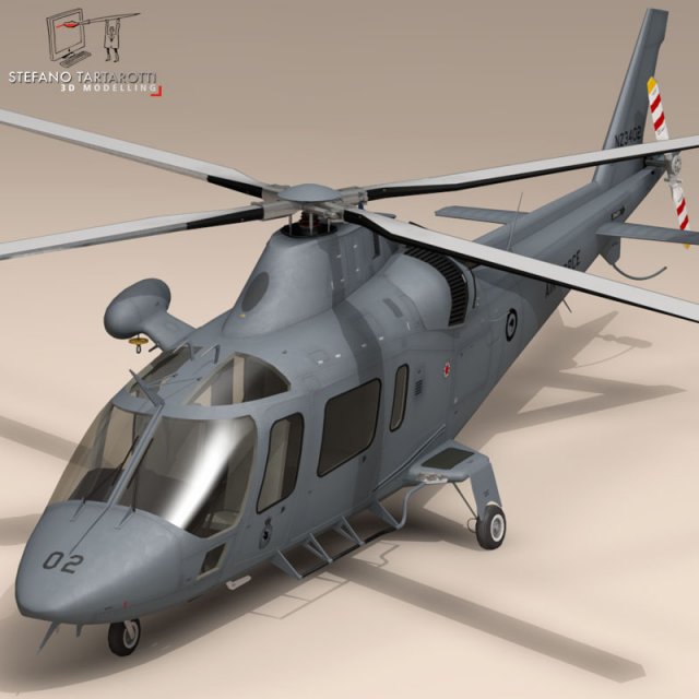 aw109 luh new zealand 3D Модель .c4d .max .obj .3ds .fbx .stl .blend 