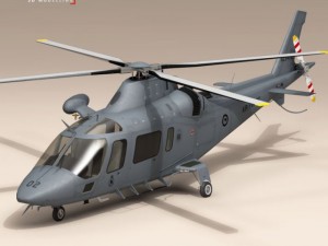 aw109 luh new zealand 3D Модель