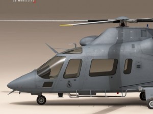 aw109 luh new zealand 3D Модель