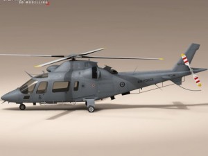 aw109 luh new zealand 3D Модель