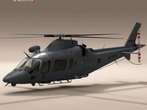 aw109 luh new zealand 3D Модель