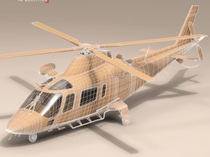 aw109 luh new zealand 3D Модель