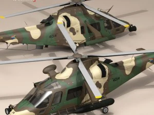 aw109luh south africa 3D Model