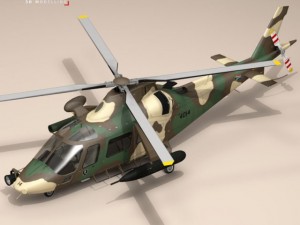 aw109luh south africa 3D Модель
