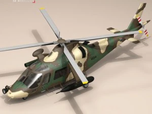 aw109luh south africa 3D Model