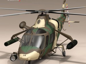 aw109luh south africa 3D Модель