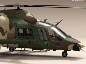 aw109luh south africa 3D Model