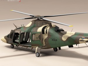 aw109luh south africa 3D Модель