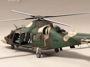 aw109luh south africa 3D Model