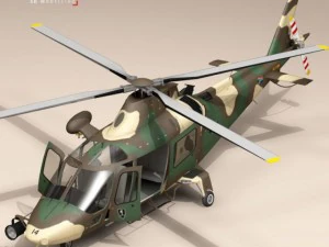 aw109luh south africa 3D Model