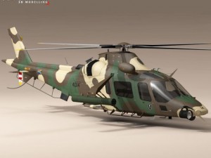 aw109luh south africa 3D Модель