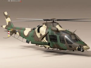 aw109luh south africa 3D Model