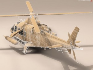 aw109luh south africa 3D Модель