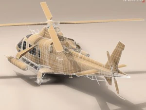 aw109luh south africa 3D Model