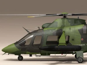 aw109luh aeronautica militare svedese Modello 3D