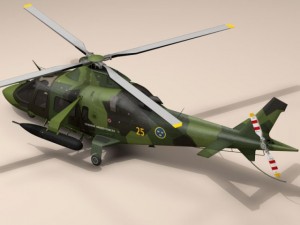 aw109luh swedish air force 3D Model