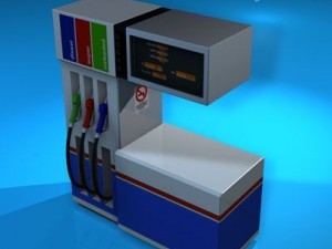 gas pump2 3D Модель