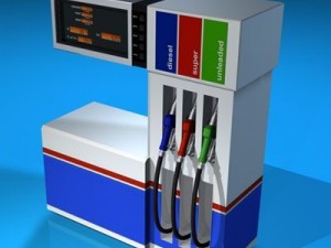 gas pump2 3D Модель