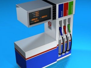 gas pump2 3D Модель
