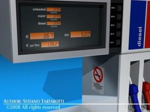 gas pump2 3D Модель
