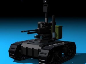 army recon robot Modelo 3D