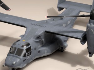 v22 osprey usaf 3D Модель