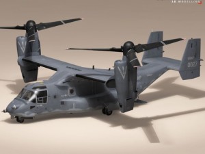 v22 osprey usaf 3D Модель