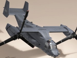 v22 osprey usaf 3D Модель