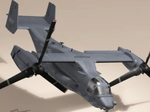 v22 ミサゴ アメリカ空軍 3Dモデル