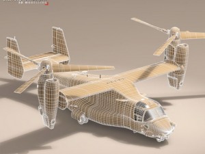 v22 osprey usaf 3D Модель