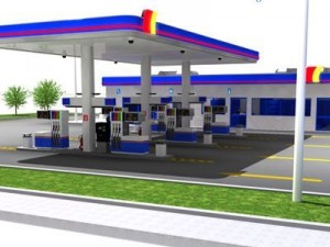 gas station 3D Model