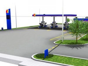 gas station 3D Model