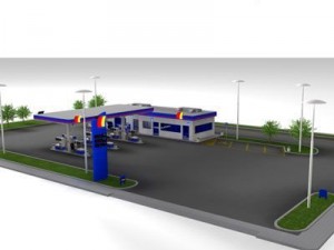 gas station 3D Model