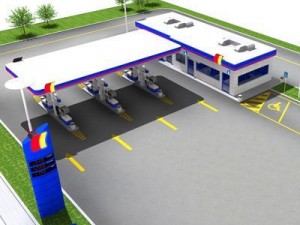 gas station 3D Model
