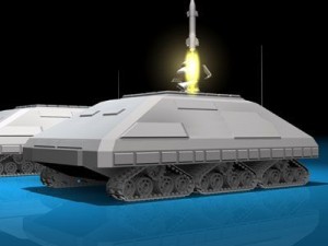 missile tank 3D Модель
