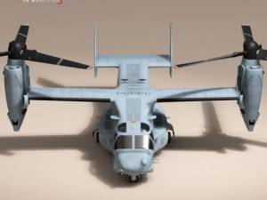 v22 osprey us marines 3Dモデル