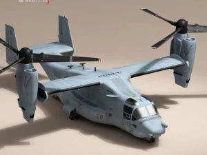 v22 osprey us marines 3D Model
