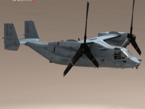 v22 osprey us marines 3Dモデル