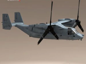 v22 osprey us marines 3D Model